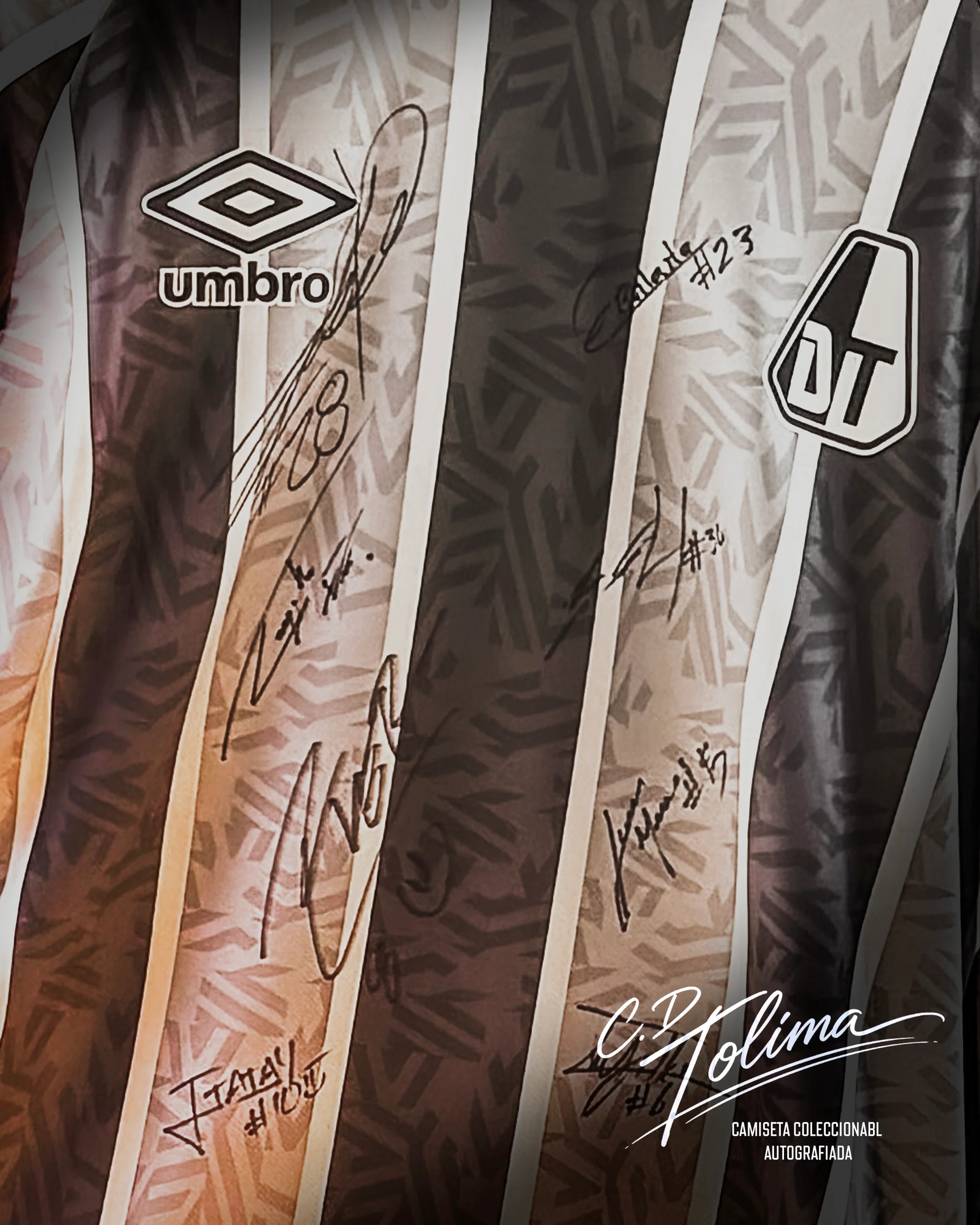 Camiseta Autografiada Deportes Tolima Rojo o Gris